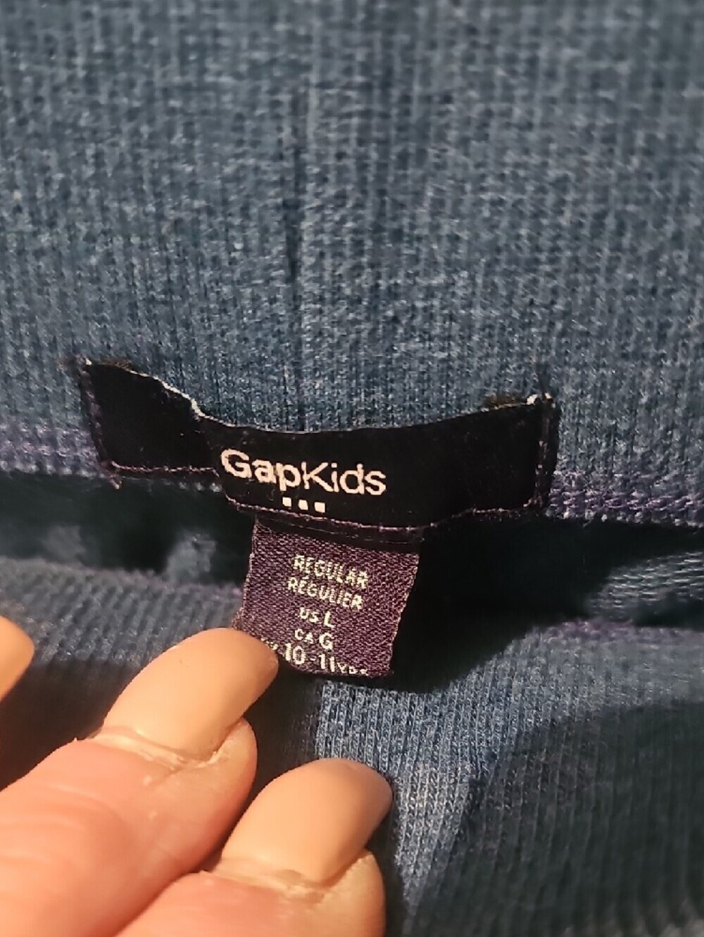 GAP Kids Blue Ribbed Top - Picture 2 of 8